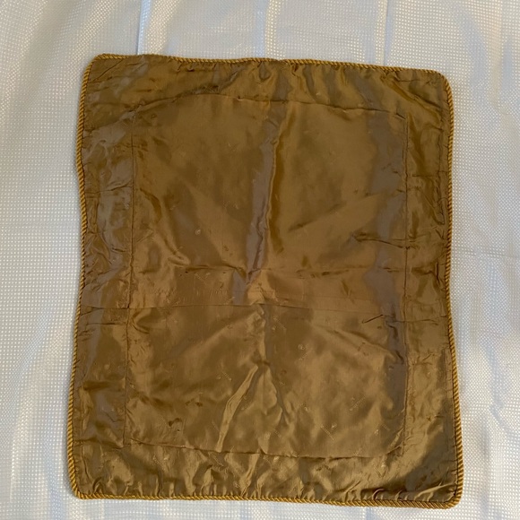 Waterford set of 2 Accent Pillow case Tapestry Rust Gold & Green 23.5 X 19.5” - Picture 5 of 12